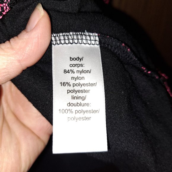 Maurices Large Lace Black and Pink Tank - Picture 5 of 5